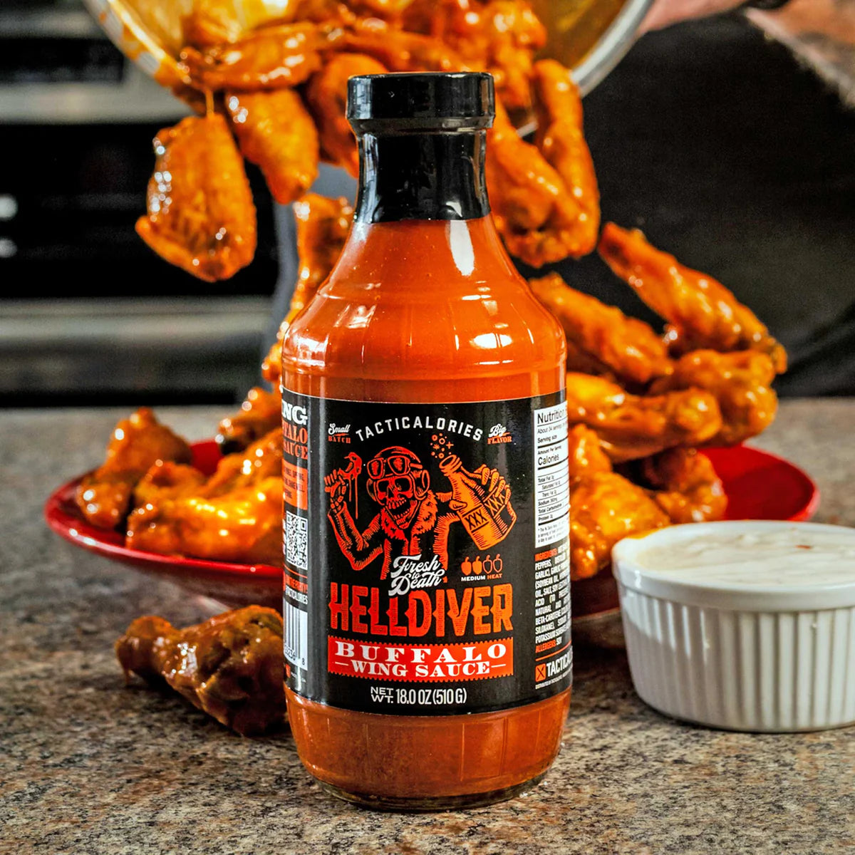 Tacticalories Helldiver Buffalo Wing Sauce