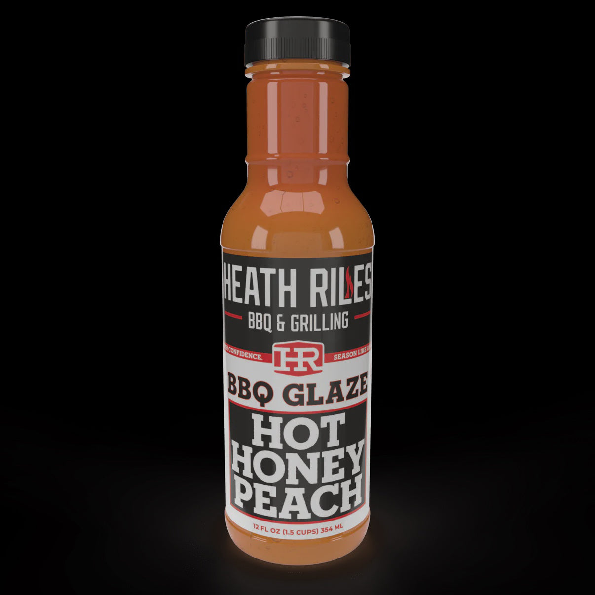 Heath Riles Hot Honey Peach BBQ Glaze