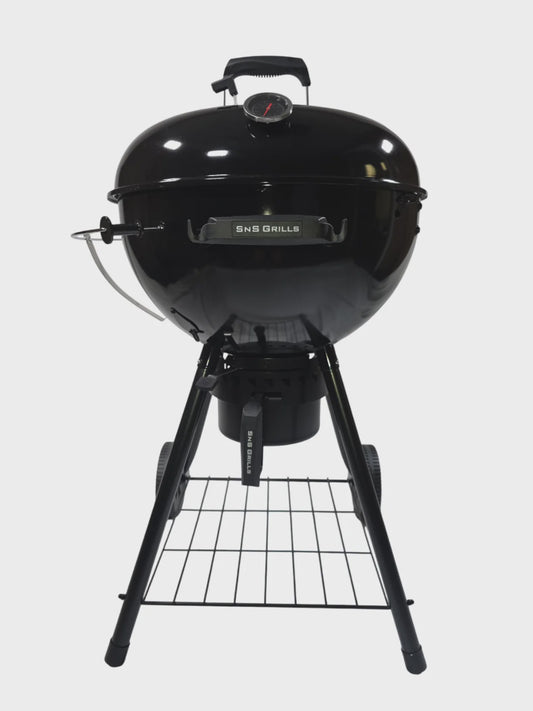 Slow 'N Sear - 22in Kettle **BLACK EDITION**