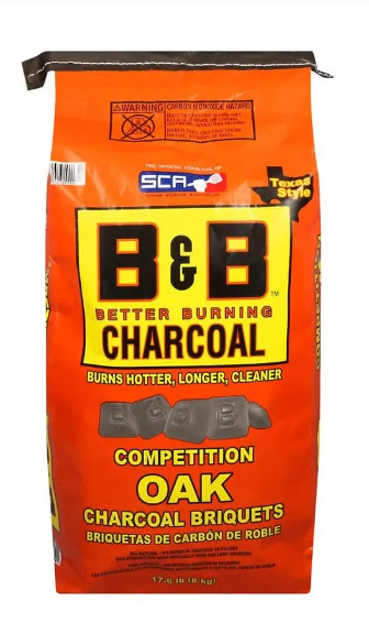 B&B Natural Oak Briquets - 17.6lb