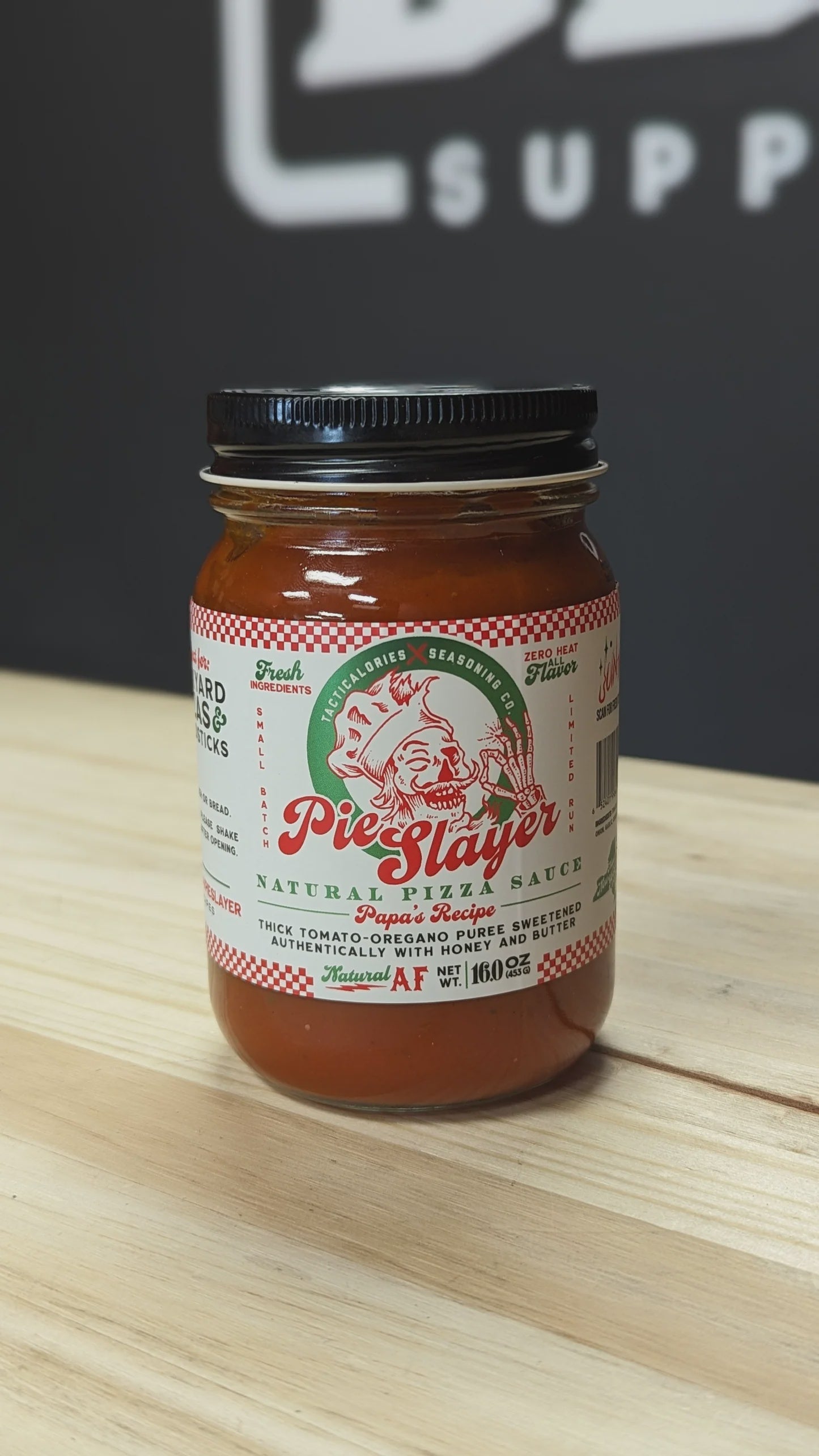 Tacticalories Pie Slayer Pizza Sauce