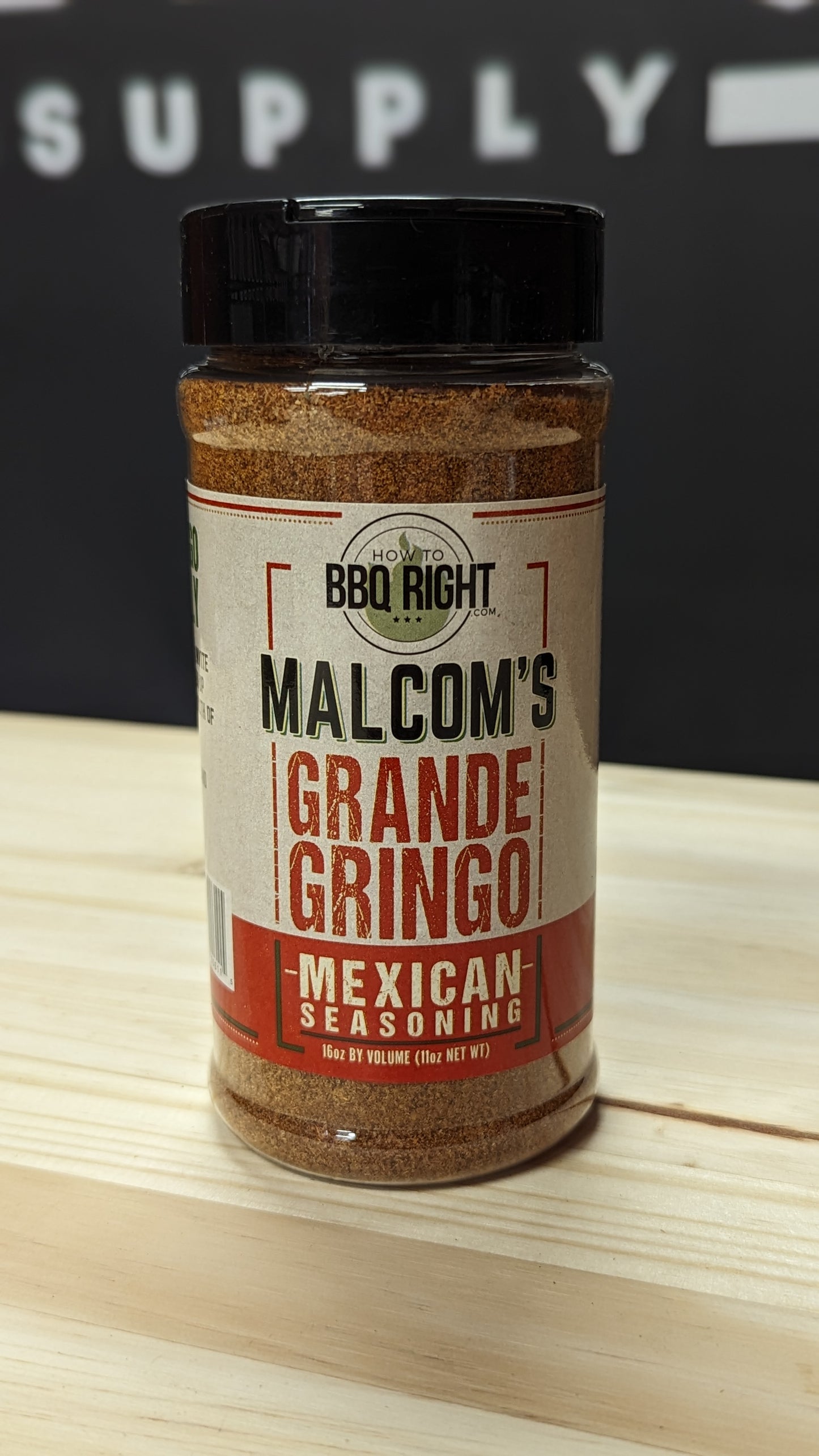 How To BBQ Right Malcolm's Grande Gringo Mexican Seasoning - 16oz