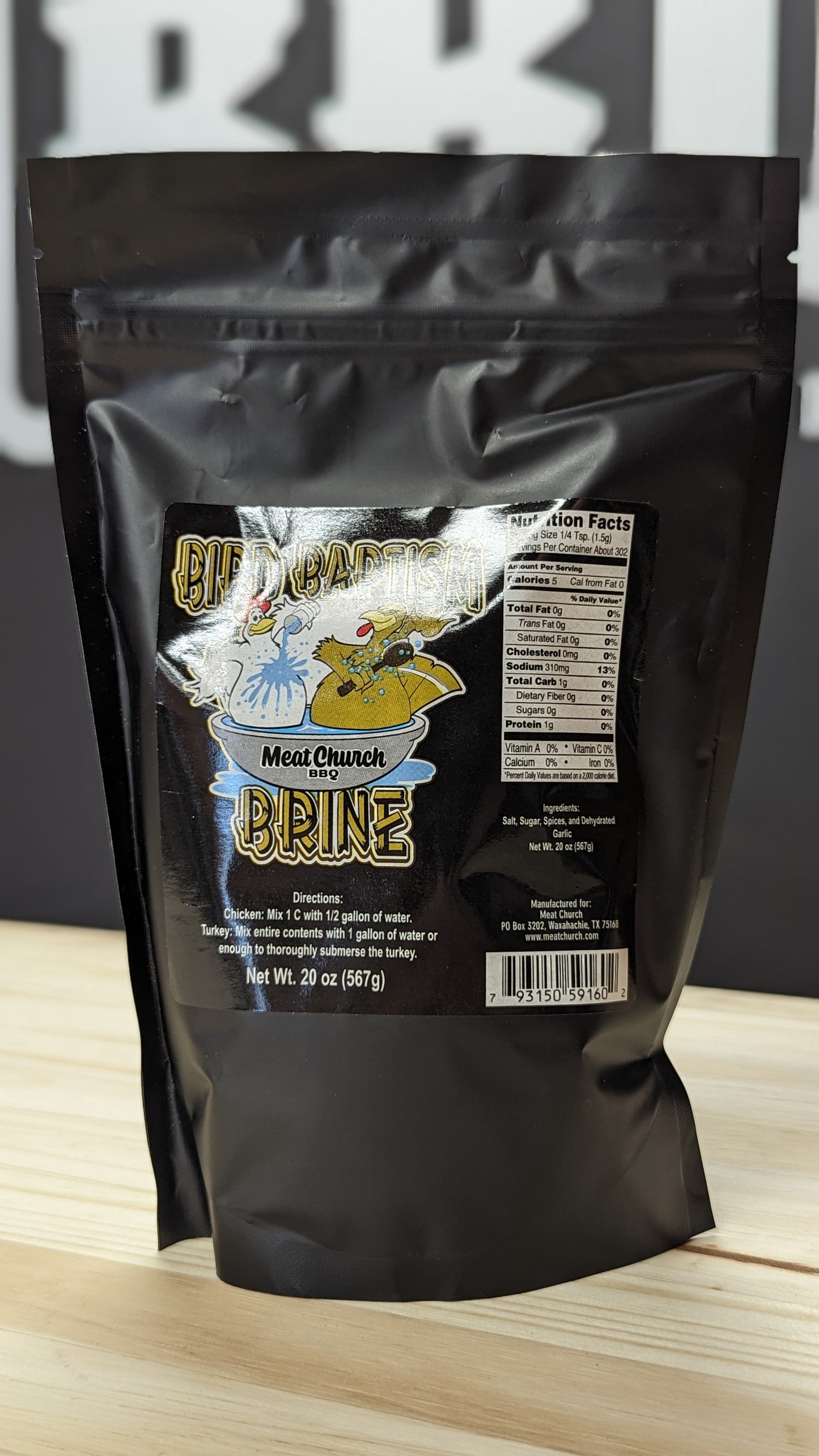 Meat Church Bird Baptism Brine - 1.25lb