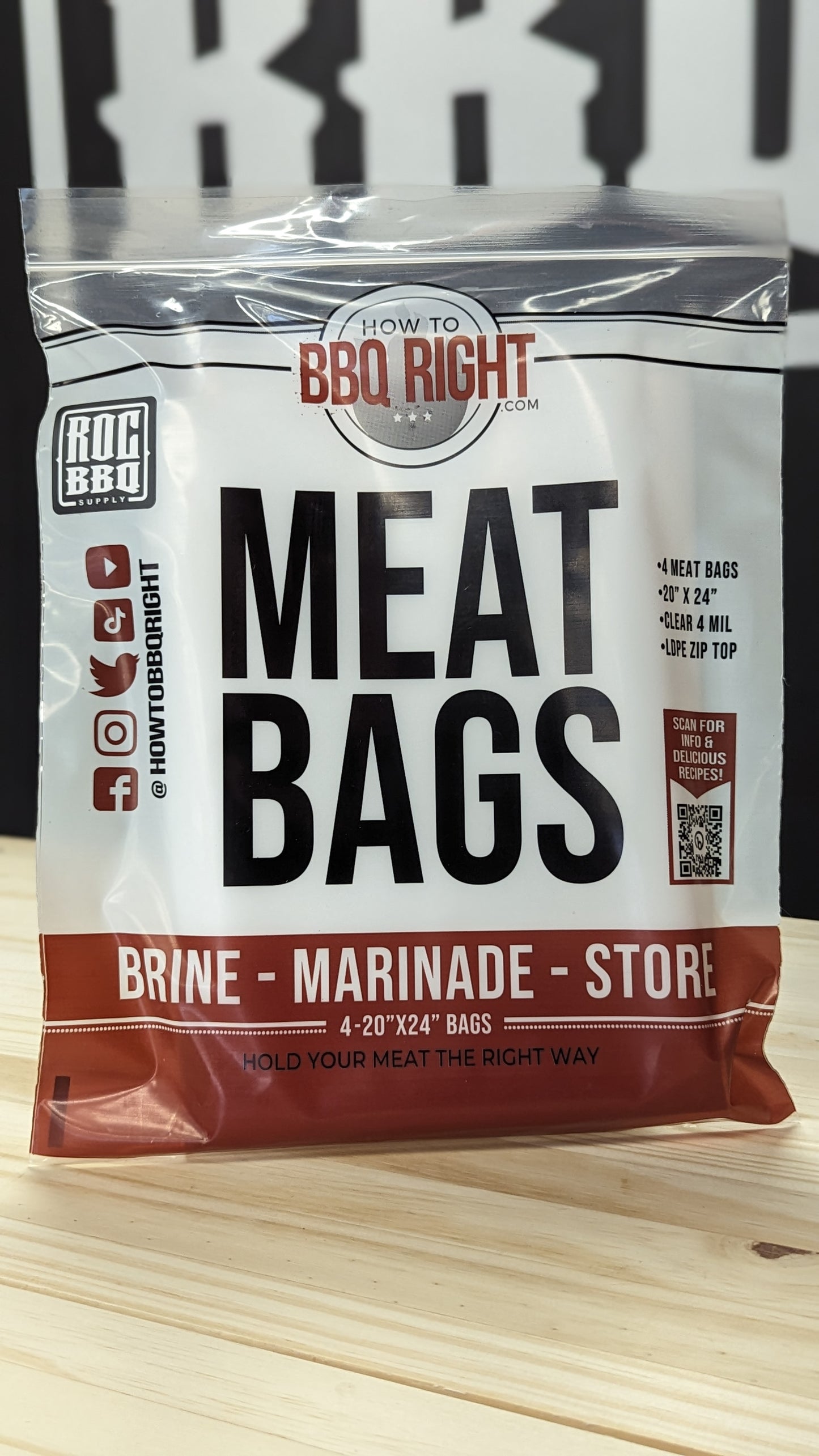 How To BBQ Right Meat Bag