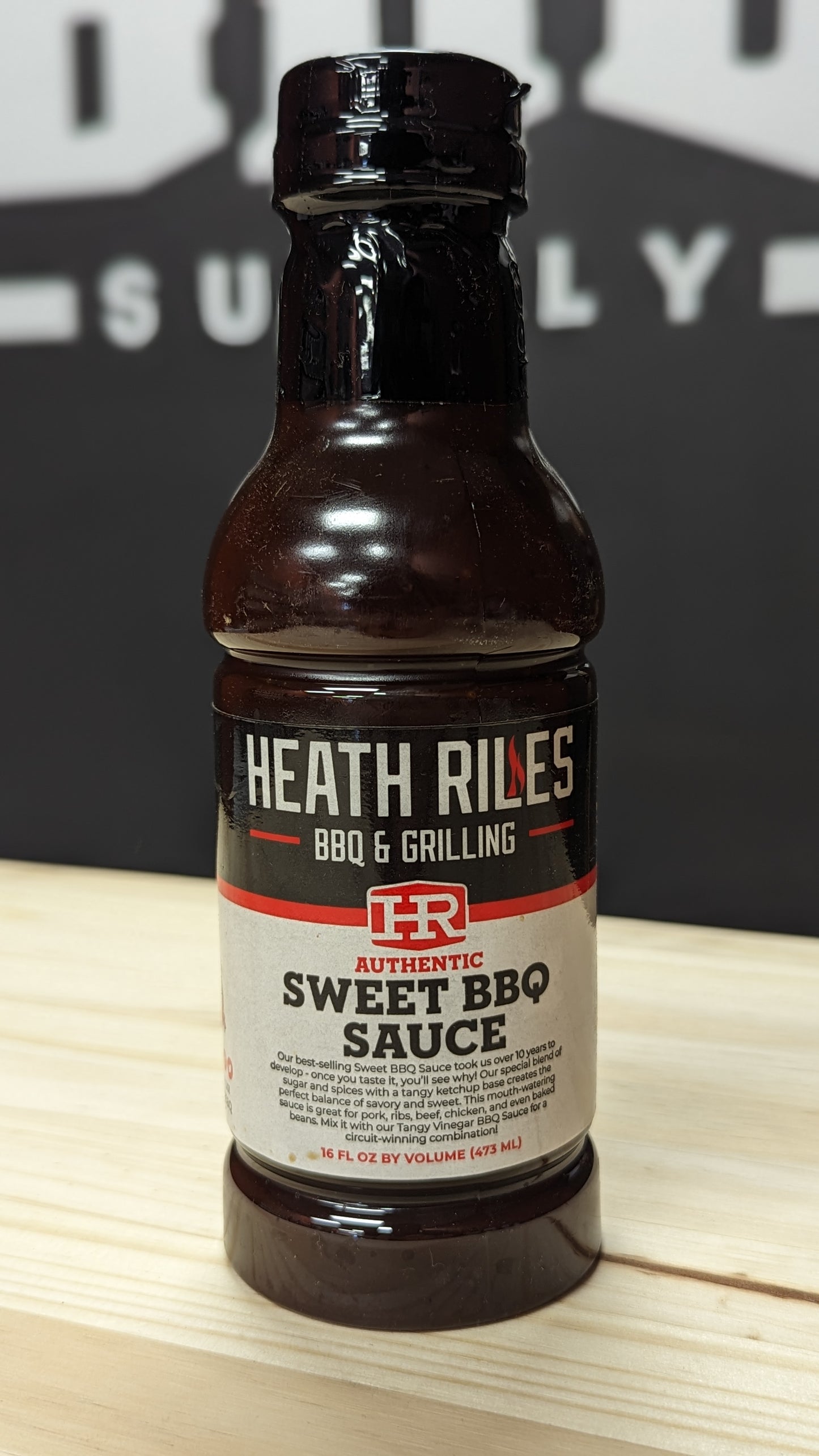 Heath Riles Sweet BBQ Sauce - 16oz