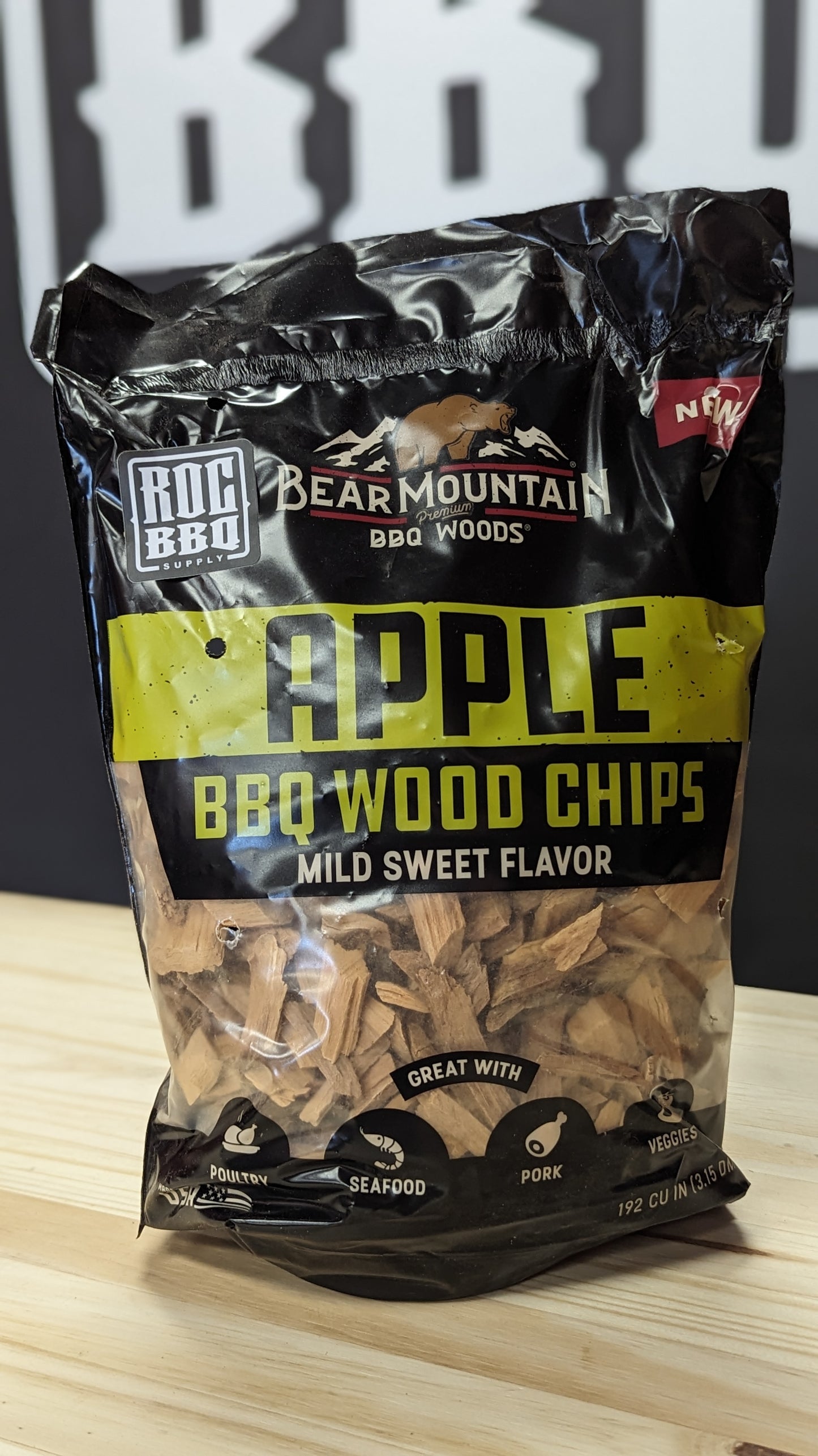 Bear Mountain Apple Wood Chips - 2lbs