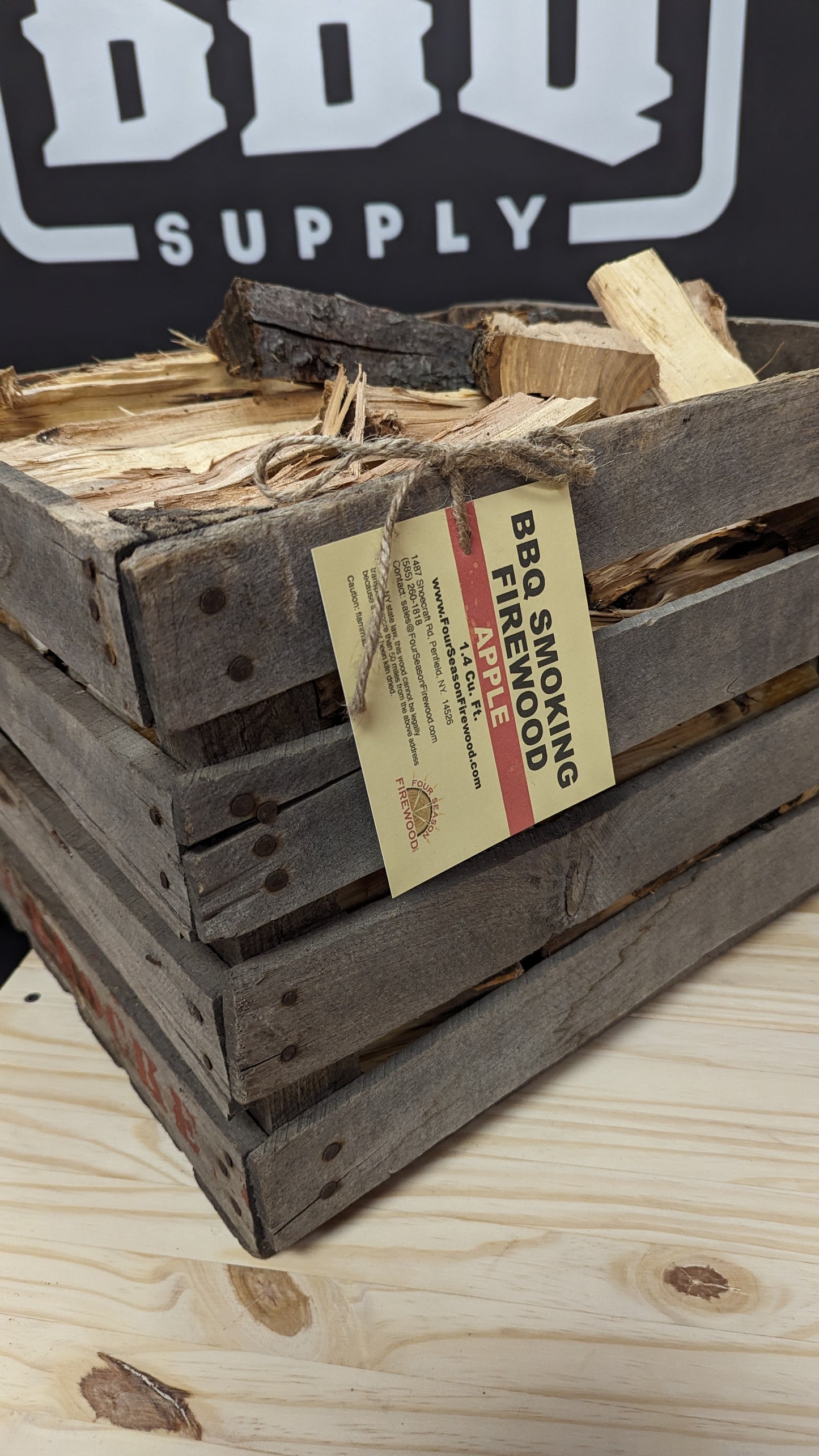 Four Season Firewood Apple Crate
