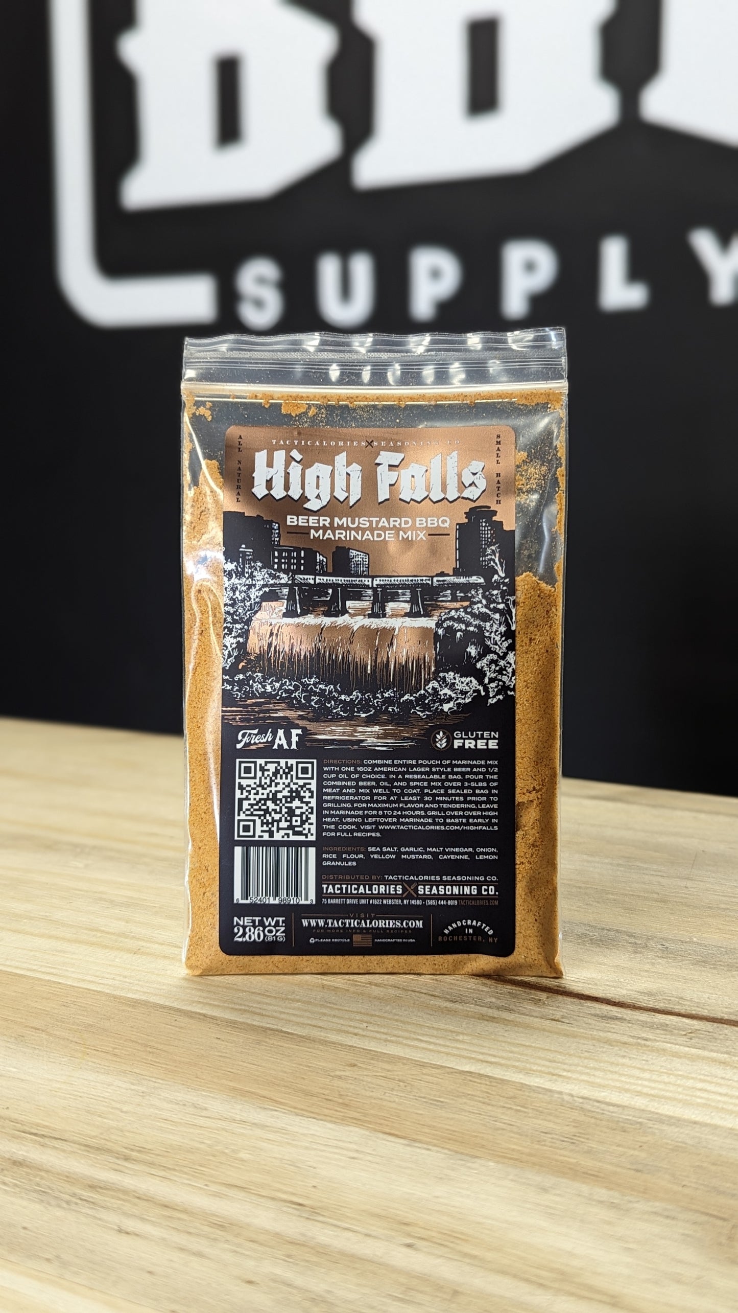 Tacticalories High Falls Beer Mustard BBQ Marinade Mix