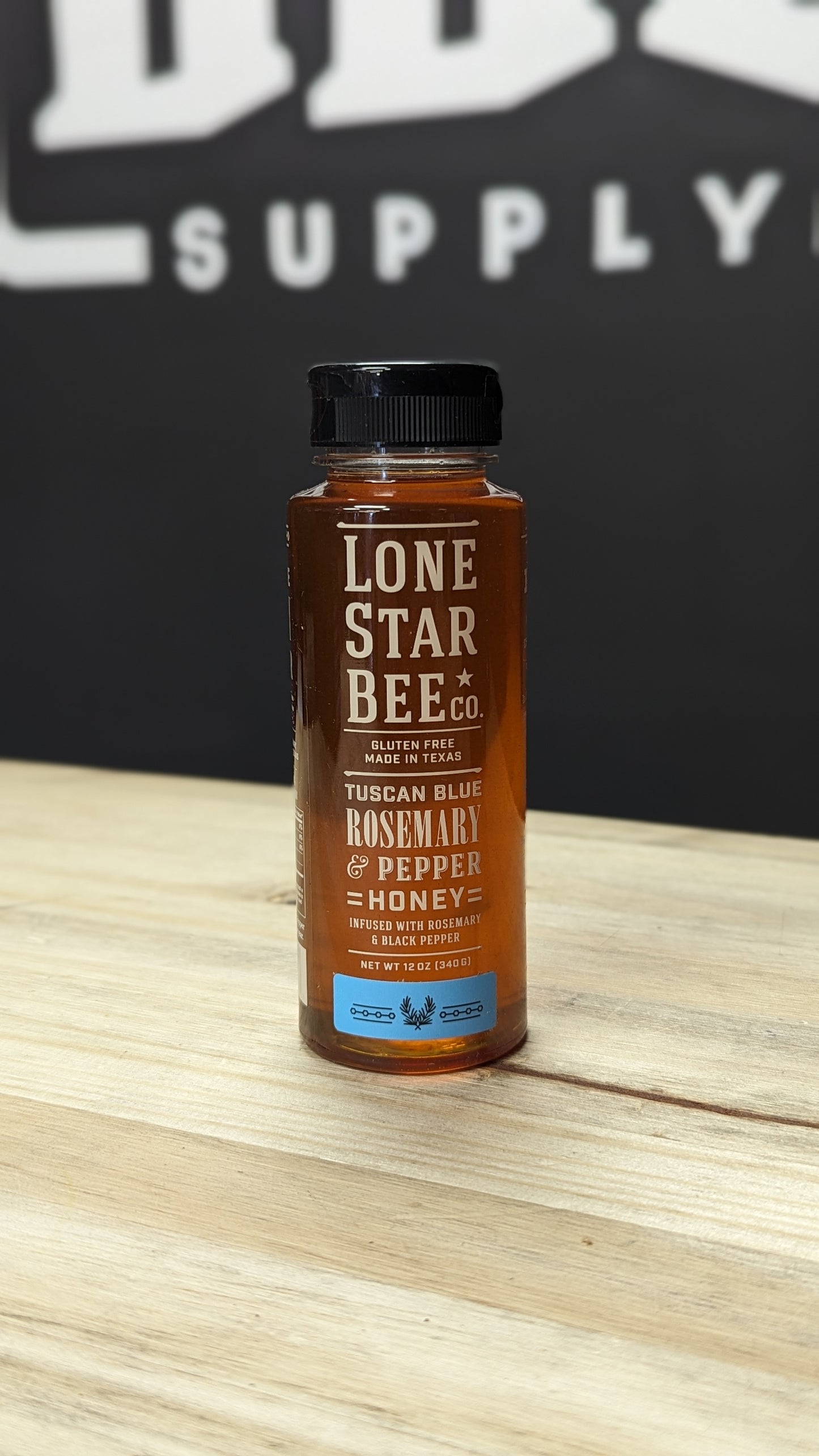 Lone Star Bee Co. Tuscan Blue Rosemary & Pepper Honey