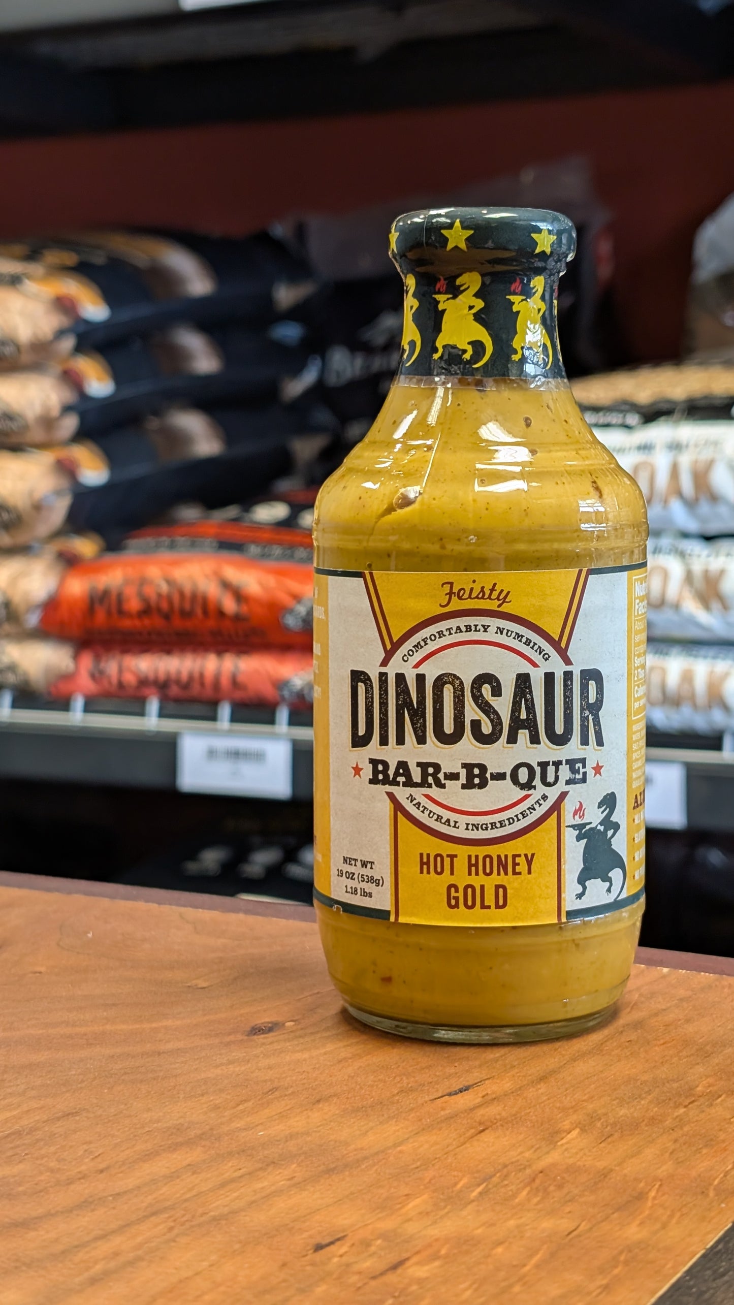 Dinosaur Bar-B-Que Hot Honey Gold Sauce