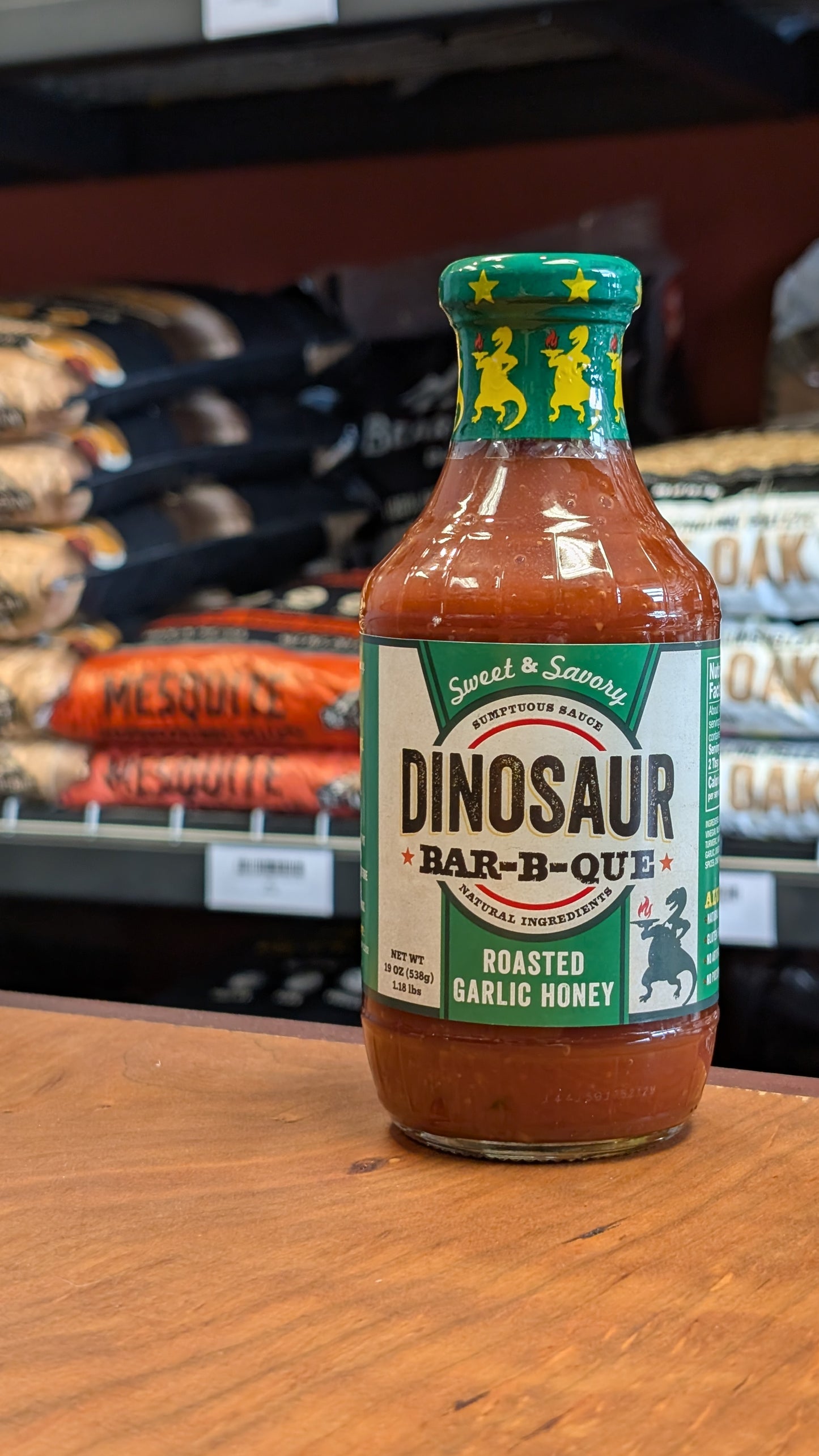 Dinosaur Bar-B-Que Roasted Garlic Honey Sauce