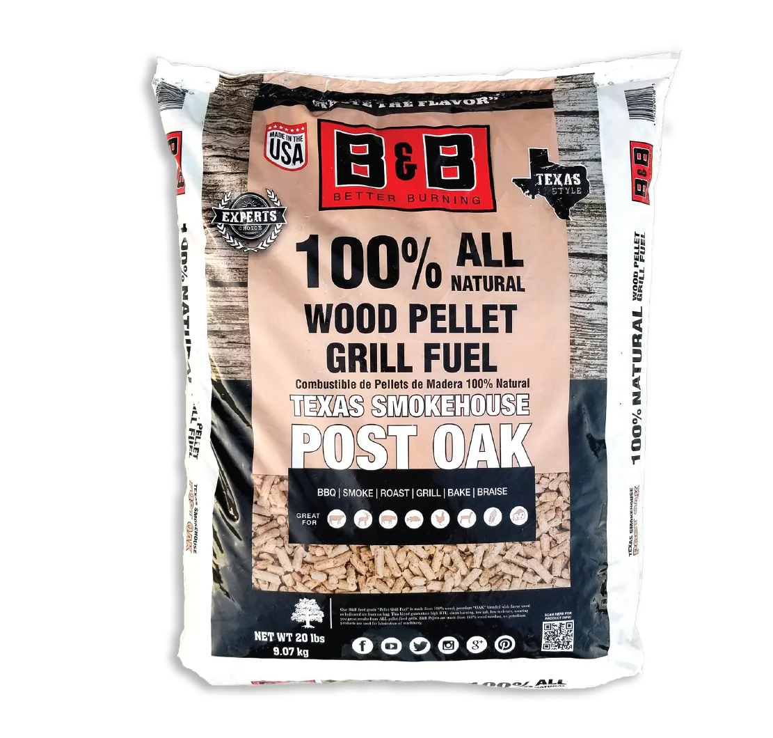 B&B Post Oak Wood Pellets