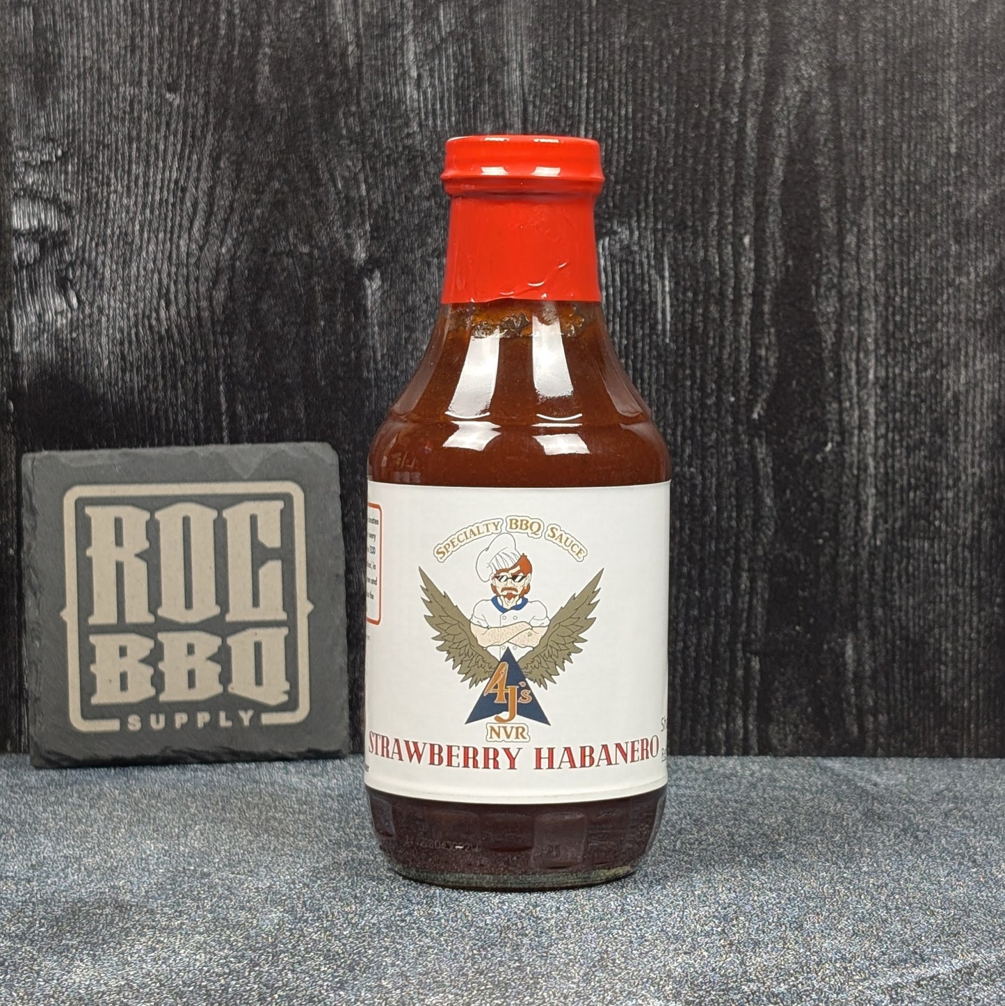 4J's NVR Strawberry Habanero BBQ Sauce