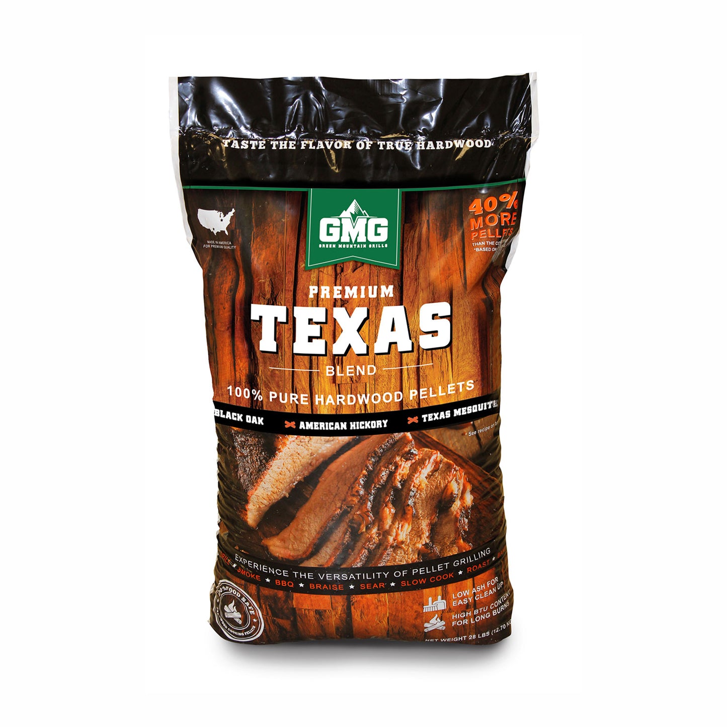 Green Mountain Grills Texas Blend Wood Pellets - 28lb
