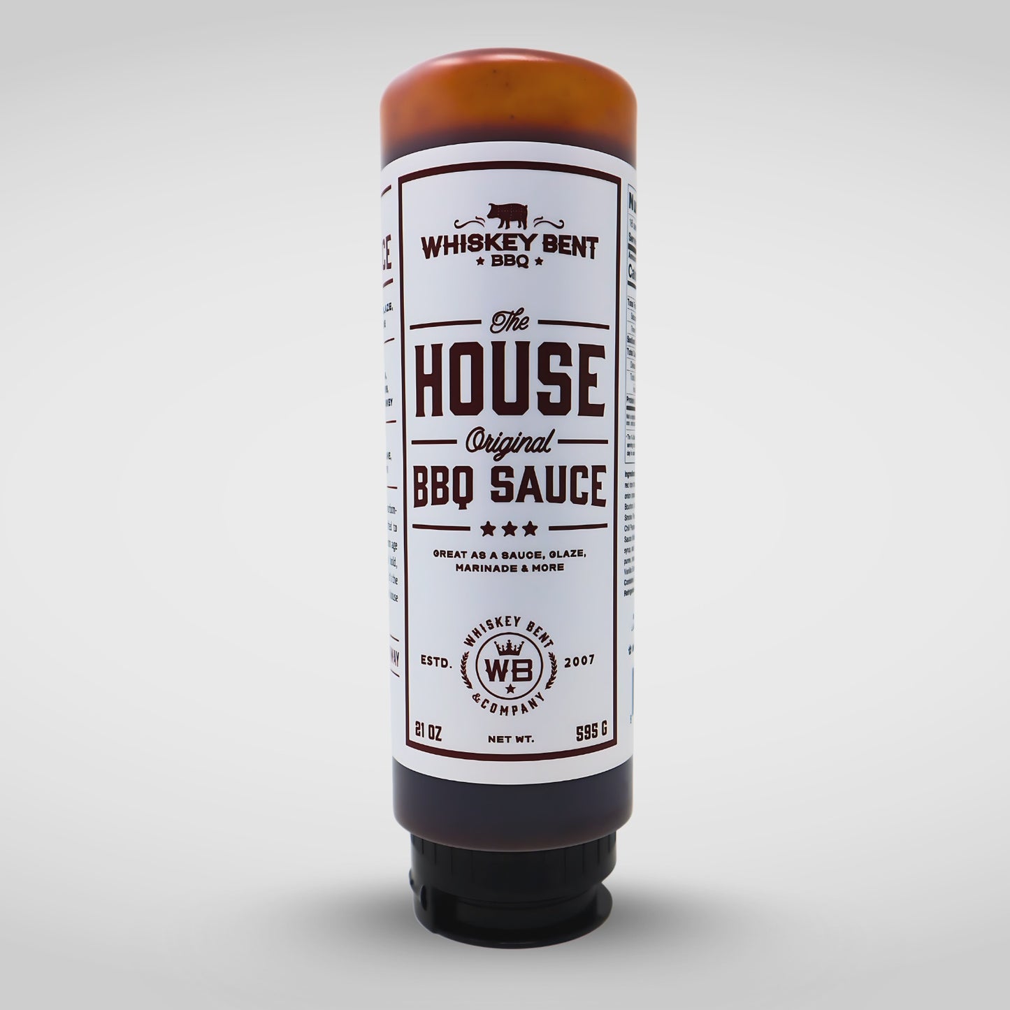 Whiskey Bent The House BBQ Sauce