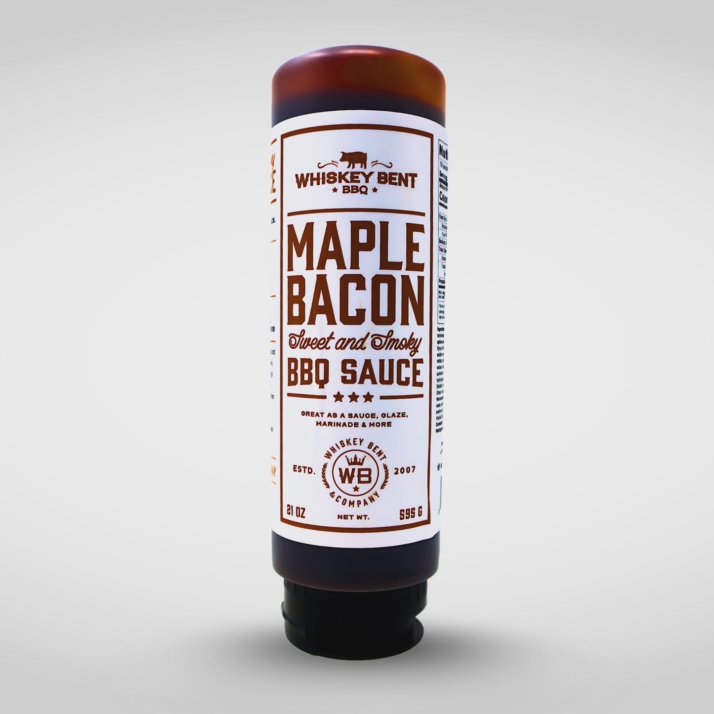 Whiskey Bent Maple Bacon BBQ Sauce