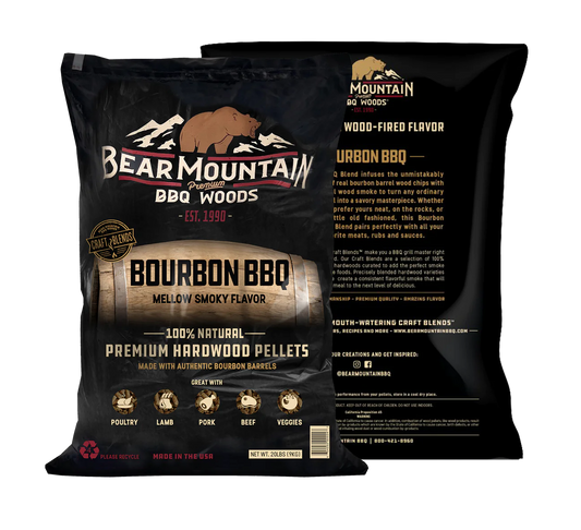 Bear Mountain Bourbon Wood Pellets - 20lb