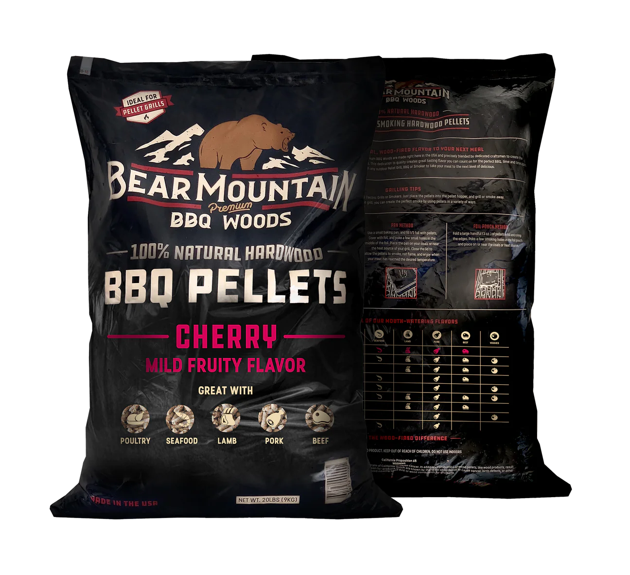 Bear Mountain Cherry Wood Pellets - 20lb