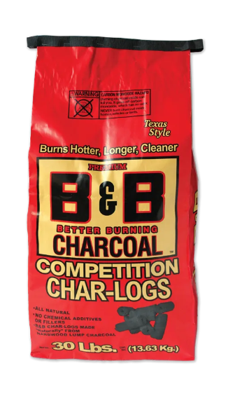 B&B Competition Char Logs - 30lb – ROC BBQ Supply