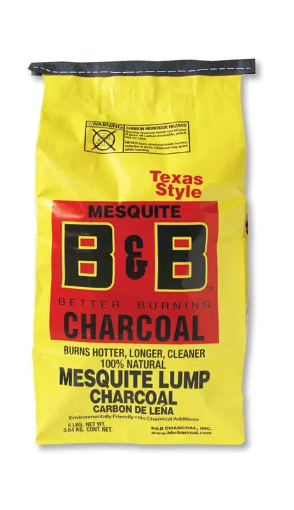 B&B Mesquite Lump Charcoal - 20lb
