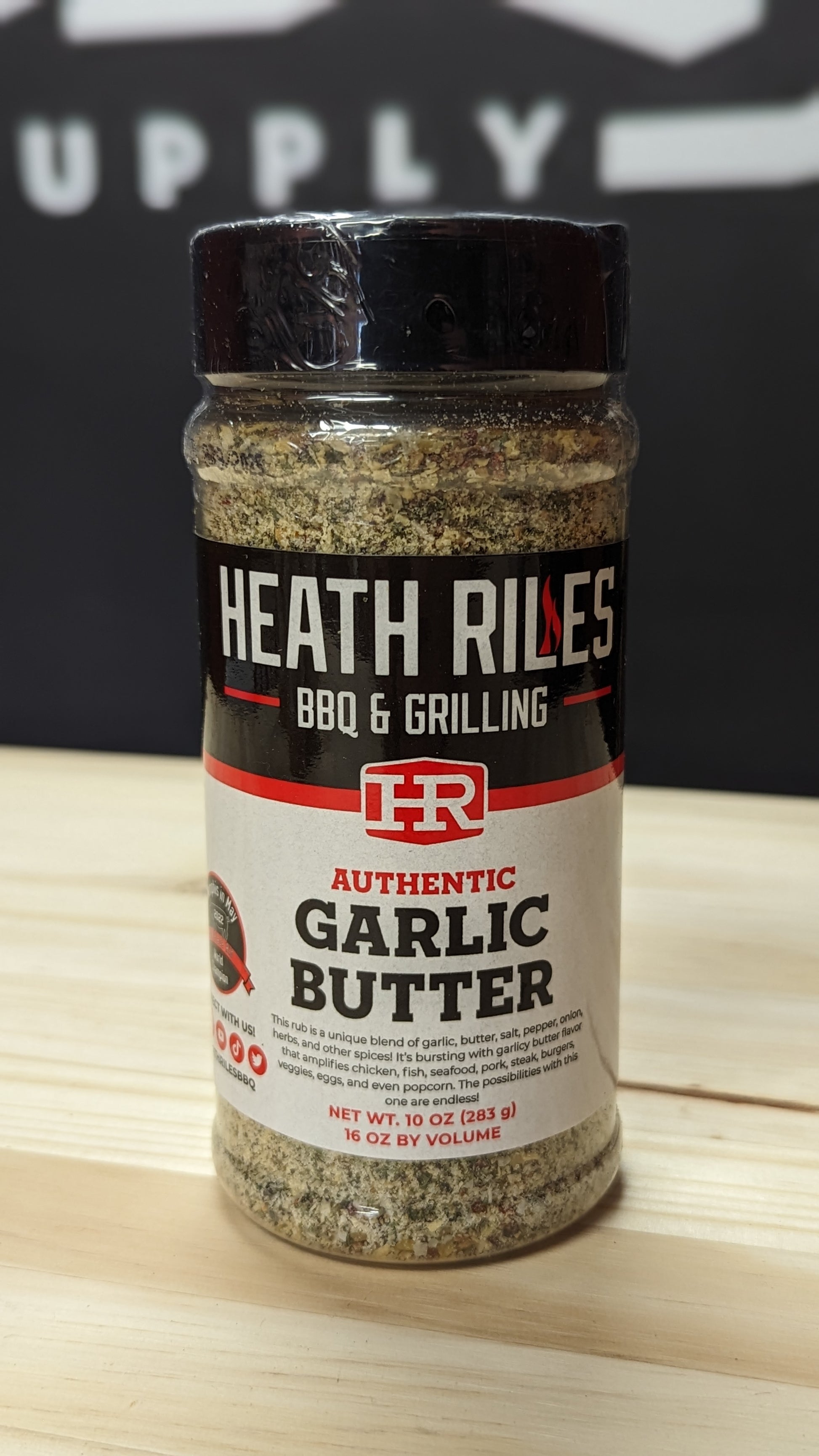 Heath Riles Garlic Butter Rub - 10oz – ROC BBQ Supply