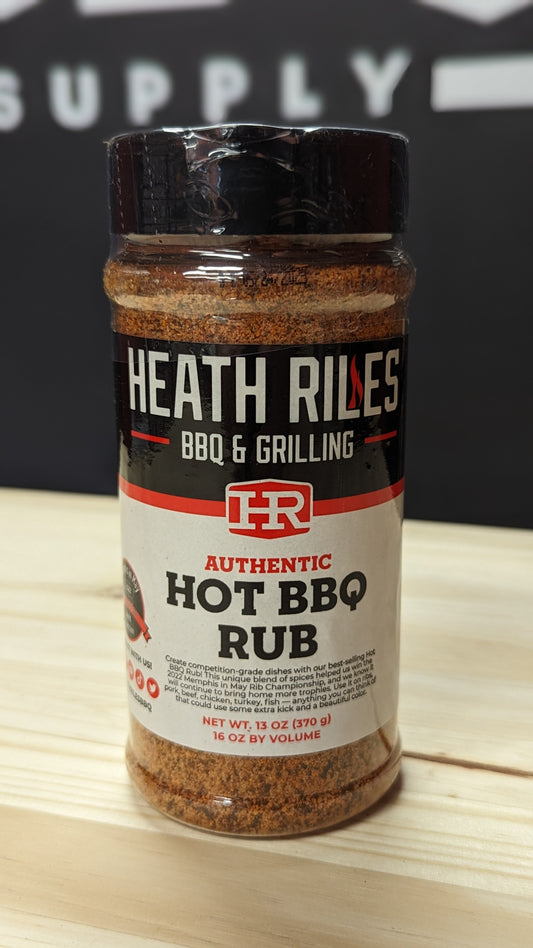 Heath Riles Hot BBQ Rub - 13oz