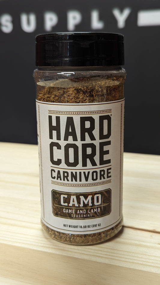 Hardcore Carnivore Camo Rub - 10.5oz