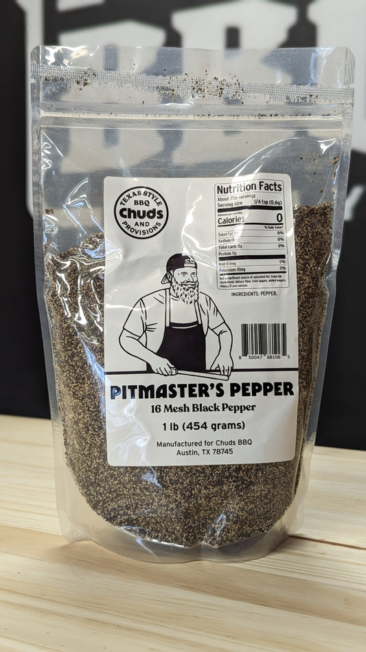 Chuds BBQ Pitmaster's 16 Mesh Pepper - 1lb
