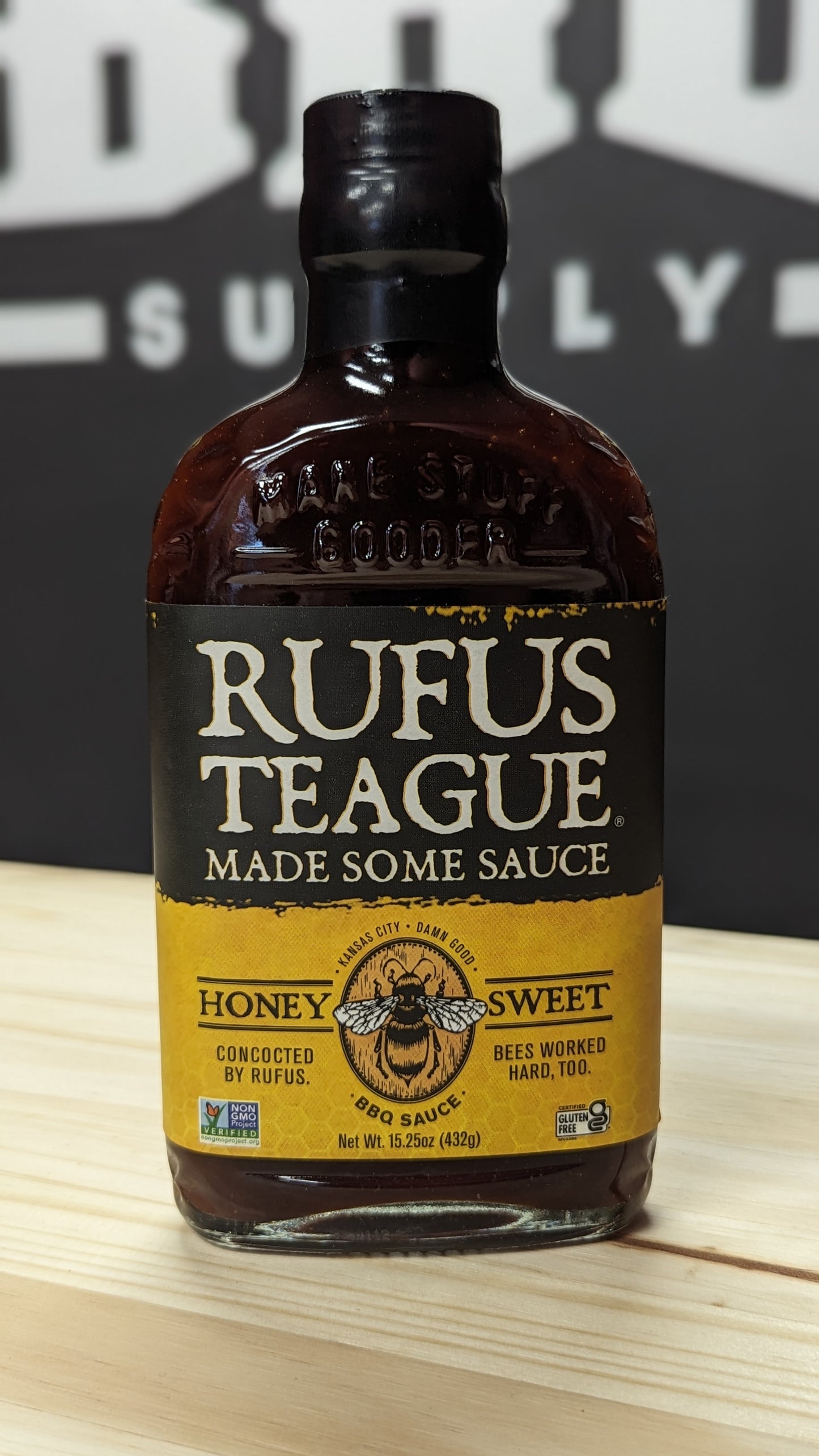 Rufus Teague Honey Sweet BBQ Sauce - 15.25oz