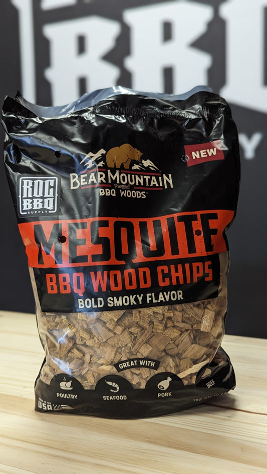 Bear Mountain Mesquite Wood Chips - 2lb