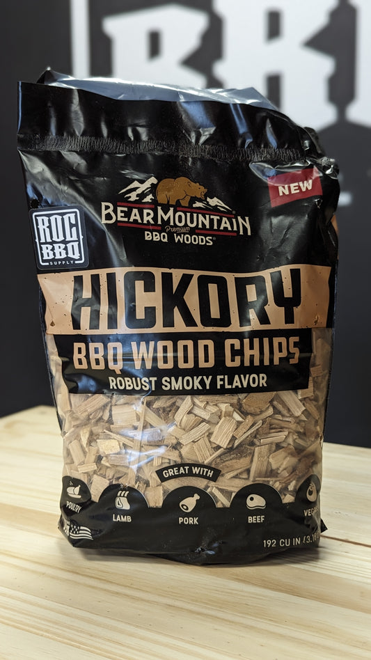 Bear Mountain Hickory Wood Chips - 2lb
