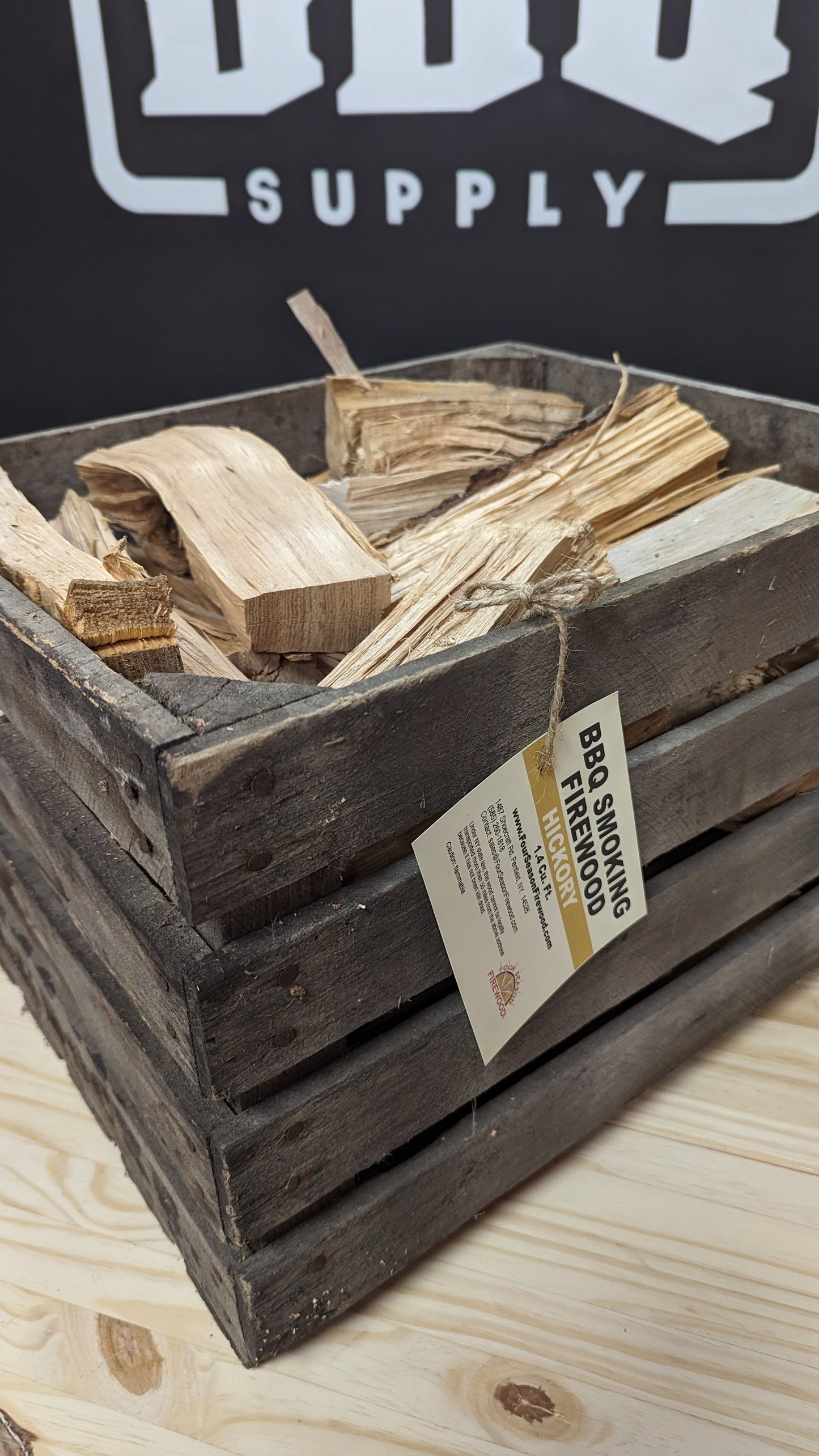 Four Season Firewood Hickory Crate