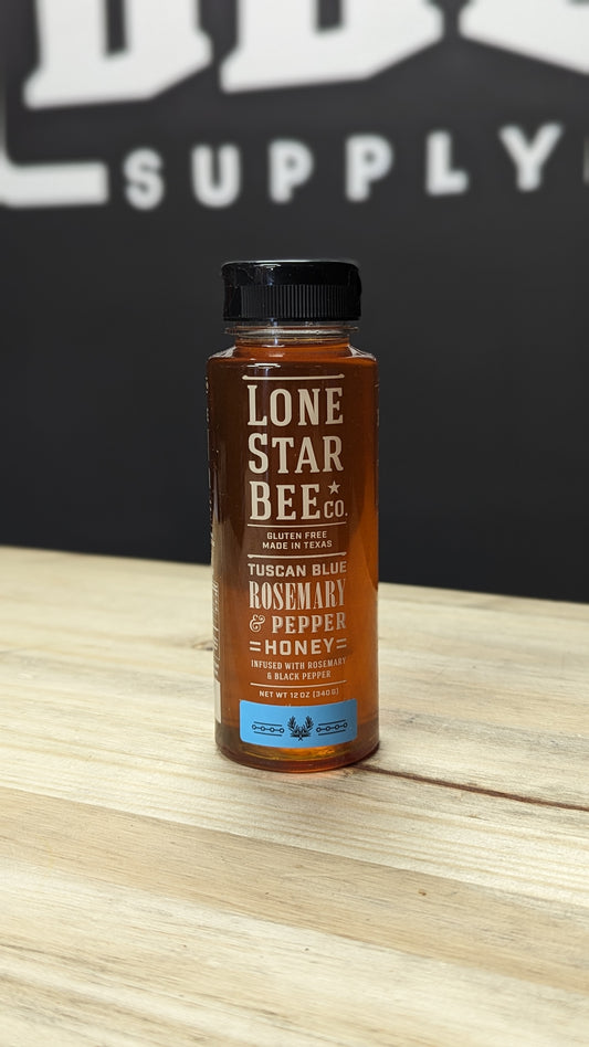 Lone Star Bee Co. Tuscan Blue Rosemary & Pepper Honey