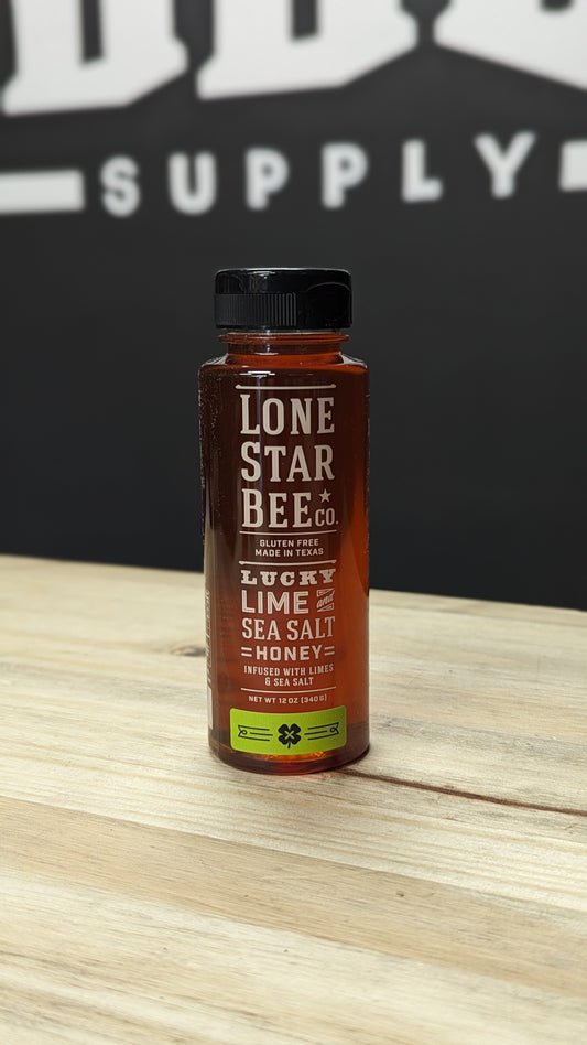 Lone Star Bee Co. Lucky Lime and Sea Salt Honey