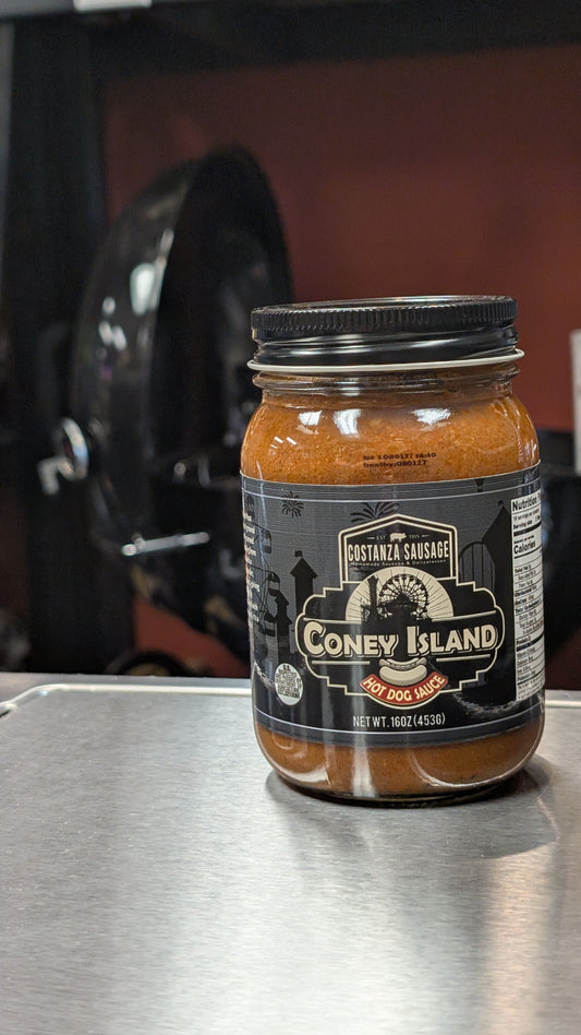 Costanza's Coney Island Hot Dog Sauce