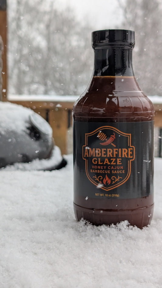 ROC BBQ Supply Amberfire Glaze Honey Cajun Barbecue Sauce